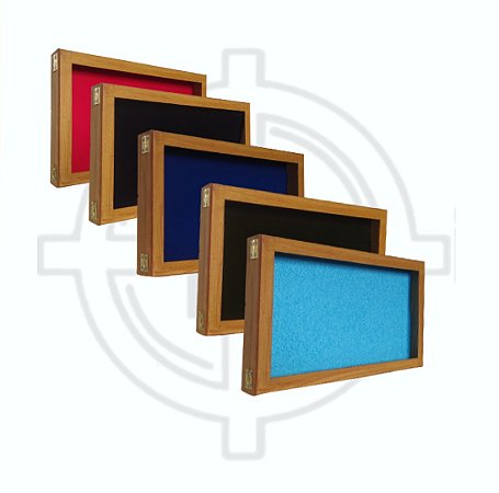 PORTA MEDALHAS 21X35 HORIZONTAL CEREJEIRA