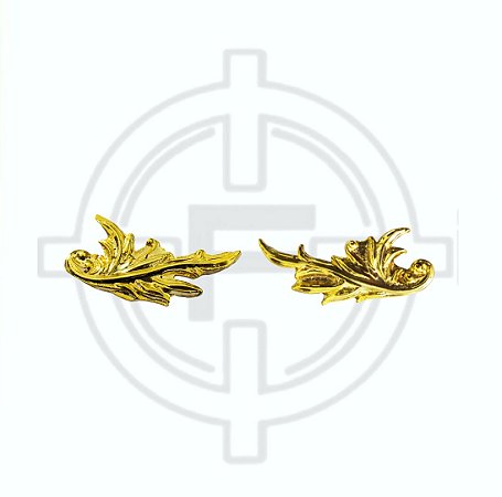 Distintivo de gola dourado Intendencia