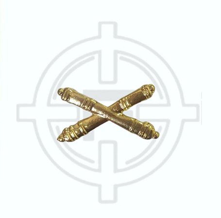 Distintivo de gola dourado Material Bélico