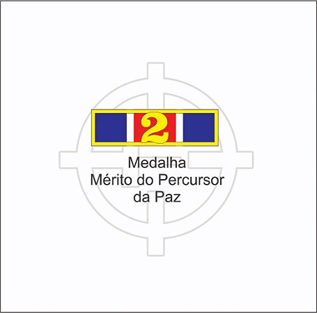 Barreta Medalha Mérito do Percursor da Paz