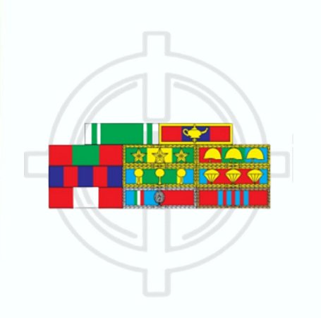 Placa de Barretas Militares com fixação por ímã