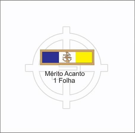 Barreta Medalha Mérito Acanto
