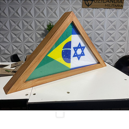 Bandeira Brasil e Israel