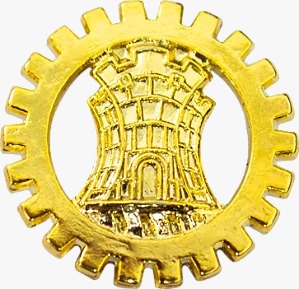 DISTINTIVO DE GOLA ENGENHEIRO MILITAR