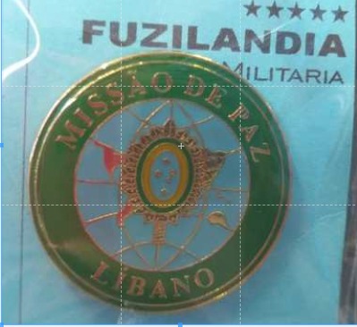 BREVÊ DE METAL MISSÃO DE PAZ LÍBANO