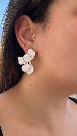 Brinco meia flor