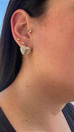 Brinco coração click