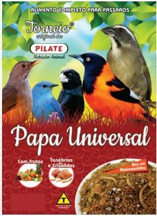 Ração Pilate Papa Universal Para Pássaros 500g