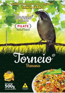 Ração Pilate Para Trinca Ferro Torneio Com Banana 500g