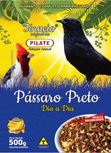 Ração Pilate para Pássaro Preto 500g