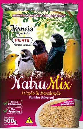 Ração Pilate Farinhada Natru Mix 500g