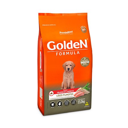 Ração Para Cães Filhotes GoldeN Formula Frango & Arroz 15kg