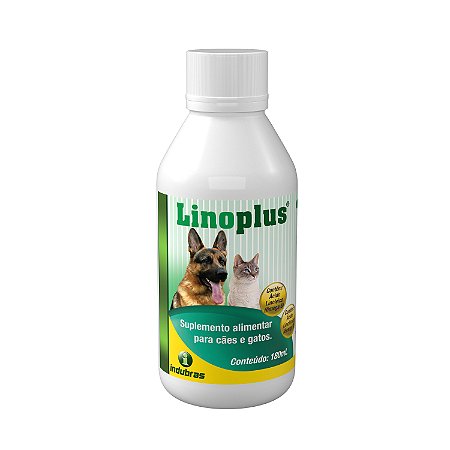 Suplemento Vitamínico para Cães e Gatos Linoplus 180ml