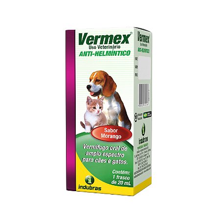 Vermífugo para Cães e Gatos Vermex 20ml