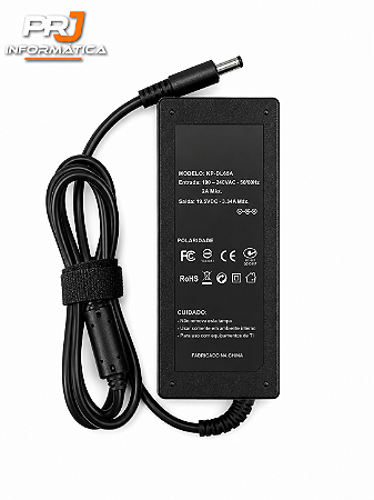Fonte notebook dell 19.5v 3.34a 65w(Compativel)