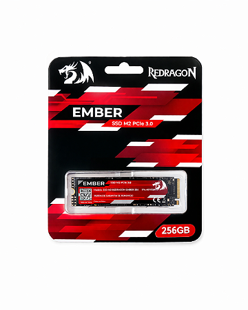 SSD NVMe 256GB Redragon Ember PCIe 3.0