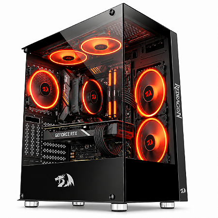 GABINETE GAMER REDRAGON REFLECT CA-601B