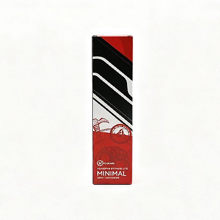 Mousepad Gamer Kalkan Minimal Ext Lite Preto, Branco e Vermelho
