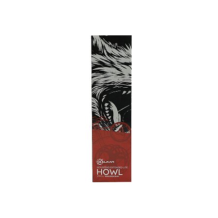 Mousepad Gamer Kalkan Howl Ext Lite Branco e Preto