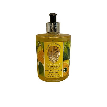 LA FLORENTINA | SABONETE LÍQUIDO BOBOLI CITRUS | Sabonete Líquido Para As Mãos Italiano 500ml