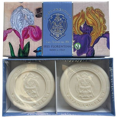 LA FLORENTINA | CAIXA C/2 SABONETES ÍRIS FLORENTINA | 2 Sabonetes em Barra Italiano 115g cada