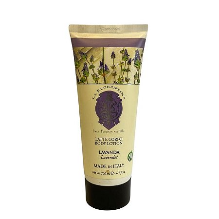 LA FLORENTINA | LOÇÃO HIDRATANTE CORPORAL LAVANDA | Loção Corporal Italiana 200ml