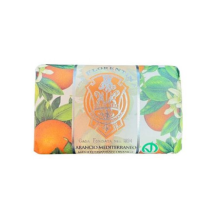LA FLORENTINA | SABONETE EM BARRA MEDITERRANEAN ORANGE | Sabonete Artesanal Italiano 200g