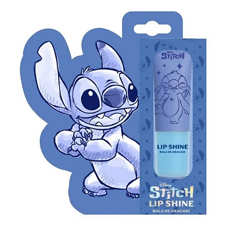 DISNEY STITCH | LIP SHINE STITCH BALA DE ABACAXI 3+ | Gloss Labial Infantil 8ml