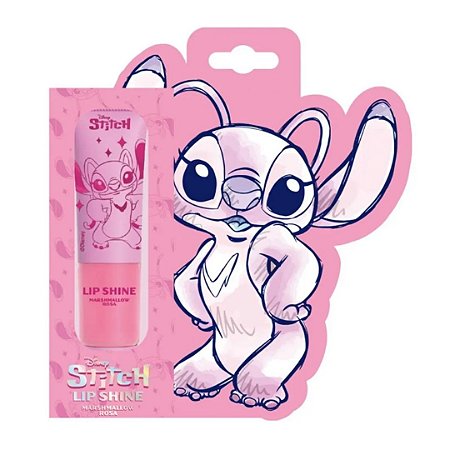 DISNEY STITCH | LIP SHINE ANGEL MARSHMALLOW ROSA 3+ | Gloss Labial Infantil 8ml