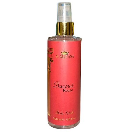 AL SULTANA | BODY SPLASH BACCARAT ROUGE | Body Splash Feminino 200ml