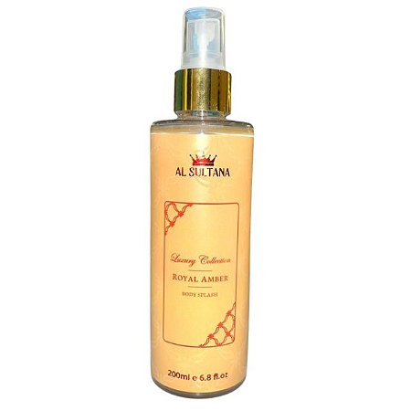 AL SULTANA | BODY SPLASH ROYAL AMBER | Body Splash Feminino 200ml
