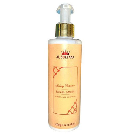 AL SULTANA | HIDRATANTE CORPORAL ROYAL AMBER | Hidratante Corporal Feminino 200ml