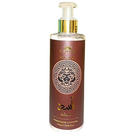 AL SULTANA | HIDRATANTE CORPORAL ASAD BOURBON | Hidratante Corporal Masculino 200ml