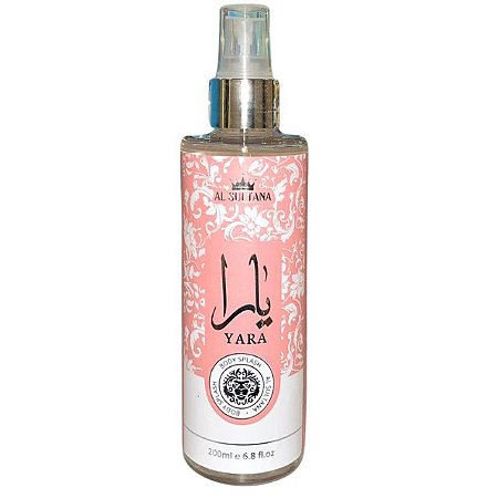 AL SULTANA | BODY SPLASH YARA ROSA | Body Splash Feminino 200ml