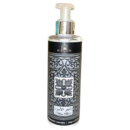 AL SULTANA | HIDRATANTE CORPORAL FAKHAR BLACK | Hidratante Corporal Masculino 200ml