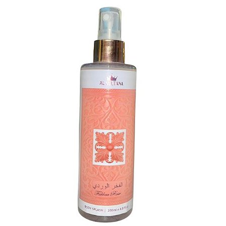 AL SULTANA | BODY SPLASH FAKHAR ROSE | Body Splash Feminino 200ml