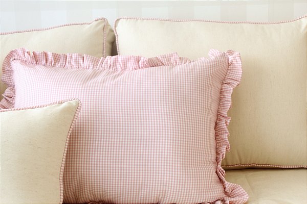 Almofada babados 0,55 x 0,40