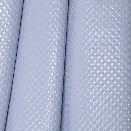 VERNIZ SOFT MATELADO 1.0 MM COR AZUL BEBE COM FUNDO MANTA 1/2 METRO