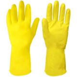 LUVA DE LÁTEX AMARELA MULTIUSO TOP M