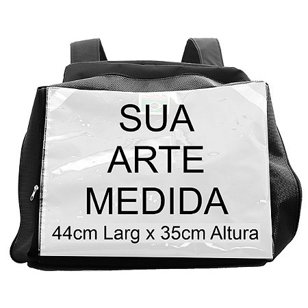 CAPA BAG PERSONALIZADA - Preta