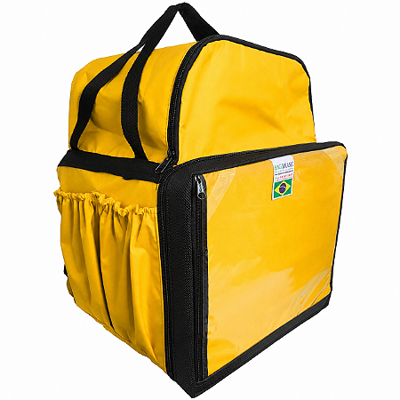 Bag Motoboy Reforçada -Impermeavel 45LT - Amarela