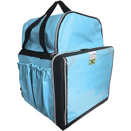 Bag Motoboy Reforçada -Impermeavel 45LT - Azul Celeste