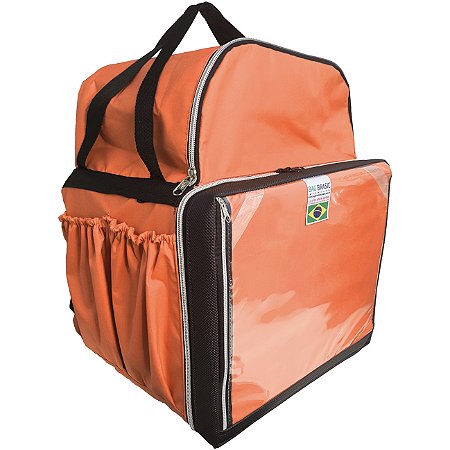 Bag Motoboy Reforçada -Impermeavel 45LT - Laranja