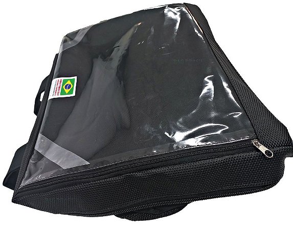 Capa Mochila Bag Térmica Delivery de Pizza - Reforçada Preta