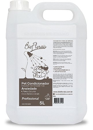 Pet Condicionador Ansiedade Pelos Escuros - 5L