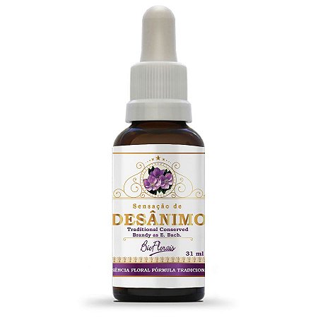 Floral Sensação De Desânimo - Floral Tradicional - 31ml