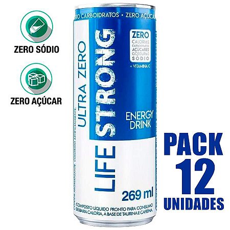 Pack Life Strong Energy (269Ml) - 12 Unidades