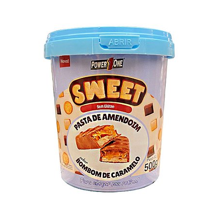 Pasta De Amendoim Sweet Bombom De Caramelo (500G) - Power1One