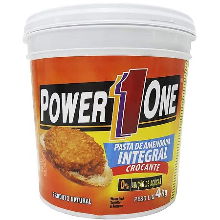 Pasta de Amendoim Crocante (4kg) - Power1One