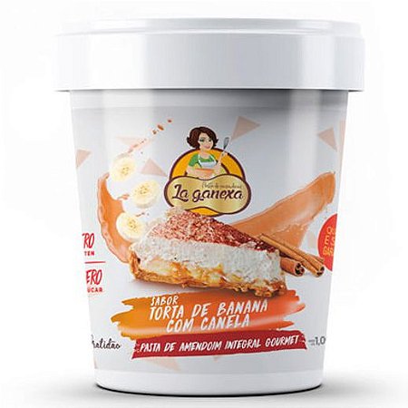Pasta De Amendoim torta de banana com canela - (1,005KGkg) - La Ganexa -  Uma Vida Suplementos - Loja Online e Delivery de Suplementos Alimentares